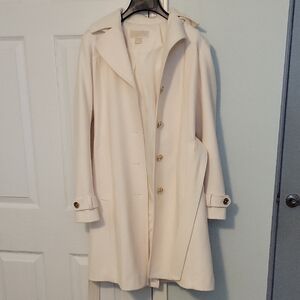 Michael Kors Cream Trench Coat